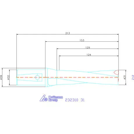 Garant Váltólapkás telibefúró kombinált szárral 31 mm