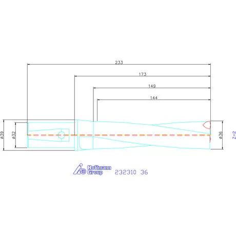 Garant Váltólapkás telibefúró kombinált szárral 36 mm