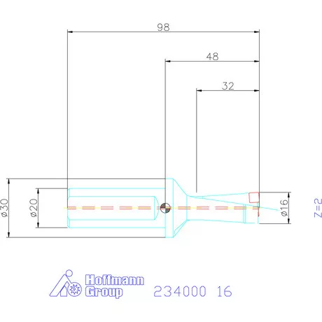 Garant Garant Power Drill váltólapkás telibefúró kombinált szár 16 mm