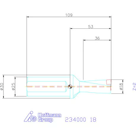 Garant Garant Power Drill váltólapkás telibefúró kombinált szár 18 mm