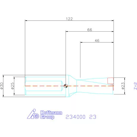 Garant Garant Power Drill váltólapkás telibefúró kombinált szár 23 mm