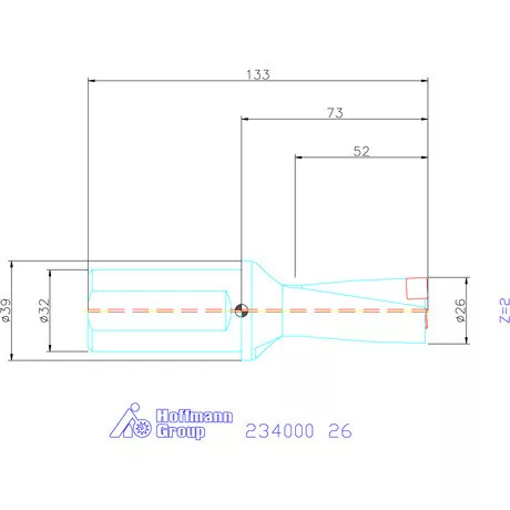 Garant Garant Power Drill váltólapkás telibefúró kombinált szár 26 mm