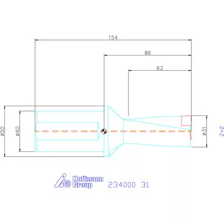 Garant Garant Power Drill váltólapkás telibefúró kombinált szár 31 mm