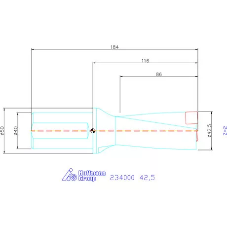 Garant Garant Power Drill váltólapkás telibefúró kombinált szár 42,5 mm