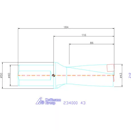 Garant Garant Power Drill váltólapkás telibefúró kombinált szár 43 mm