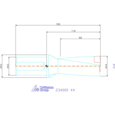 Garant Garant Power Drill váltólapkás telibefúró kombinált szár 44 mm