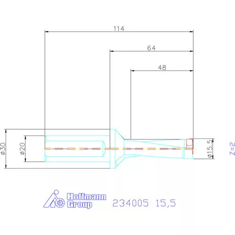 Garant Garant Power Drill váltólapkás telibefúró kombinált szár 15,5 mm