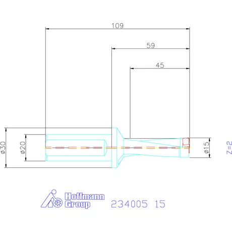 Garant Garant Power Drill váltólapkás telibefúró kombinált szár 15 mm