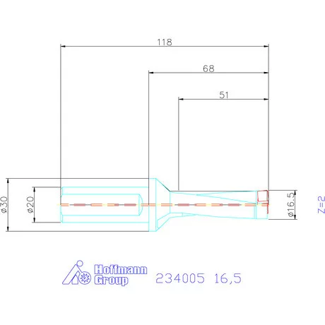 Garant Garant Power Drill váltólapkás telibefúró kombinált szár 16,5 mm