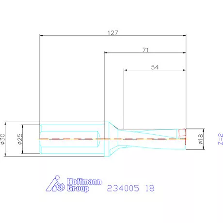 Garant Garant Power Drill váltólapkás telibefúró kombinált szár 18 mm