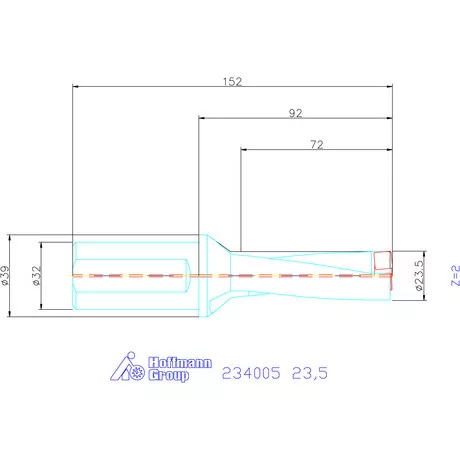 Garant Garant Power Drill váltólapkás telibefúró kombinált szár 23,5 mm
