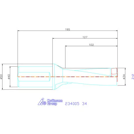 Garant Garant Power Drill váltólapkás telibefúró kombinált szár 34 mm