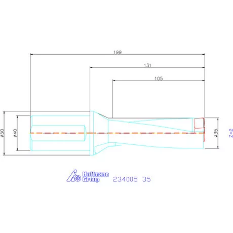 Garant Garant Power Drill váltólapkás telibefúró kombinált szár 35 mm