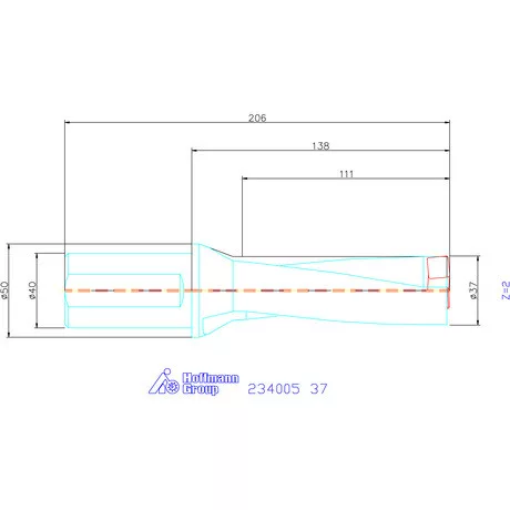 Garant Garant Power Drill váltólapkás telibefúró kombinált szár 37 mm