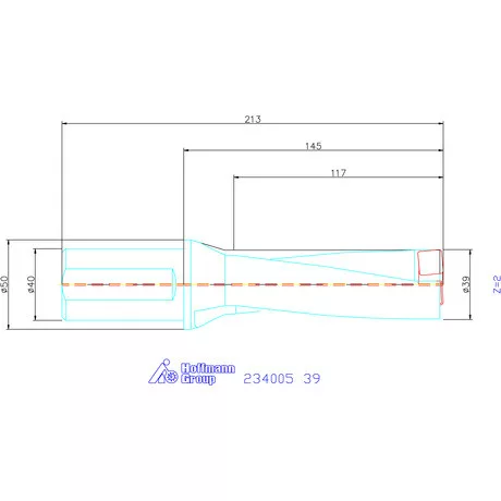 Garant Garant Power Drill váltólapkás telibefúró kombinált szár 39 mm