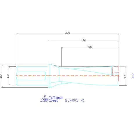 Garant Garant Power Drill váltólapkás telibefúró kombinált szár 41 mm