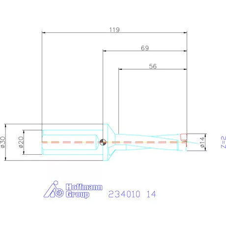 Garant Garant Power Drill váltólapkás telibefúró kombinált szár 14 mm