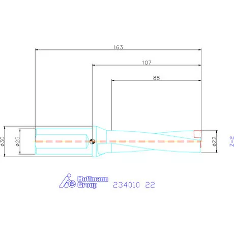 Garant Garant Power Drill váltólapkás telibefúró kombinált szár 22 mm