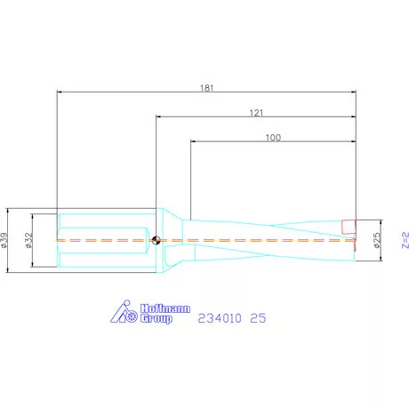 Garant Garant Power Drill váltólapkás telibefúró kombinált szár 25 mm