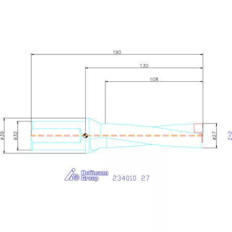 Garant Garant Power Drill váltólapkás telibefúró kombinált szár 27 mm