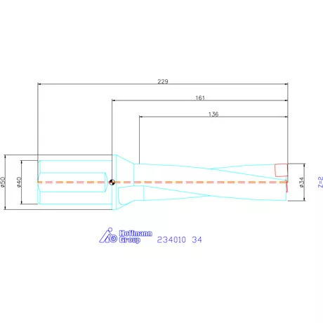 Garant Garant Power Drill váltólapkás telibefúró kombinált szár 34 mm