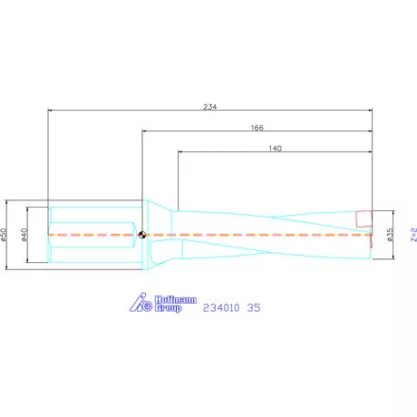 Garant Garant Power Drill váltólapkás telibefúró kombinált szár 35 mm