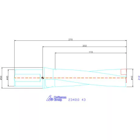 Garant Garant Power Drill váltólapkás telibefúró kombinált szár 43 mm