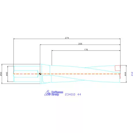 Garant Garant Power Drill váltólapkás telibefúró kombinált szár 44 mm