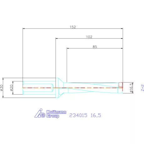 Garant Garant Power Drill váltólapkás telibefúró kombinált szár 16,5 mm