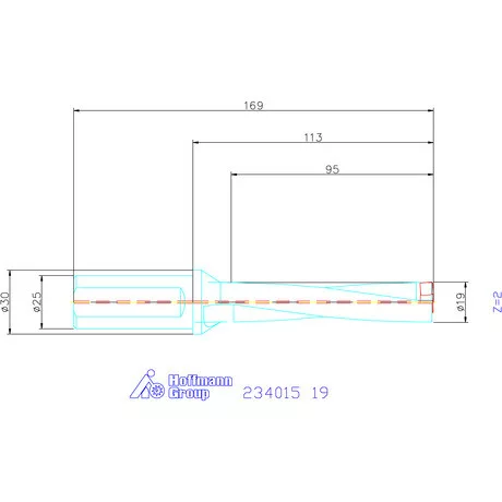 Garant Garant Power Drill váltólapkás telibefúró kombinált szár 19 mm