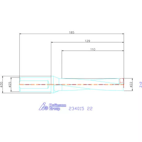 Garant Garant Power Drill váltólapkás telibefúró kombinált szár 22 mm