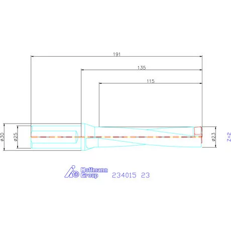 Garant Garant Power Drill váltólapkás telibefúró kombinált szár 23 mm