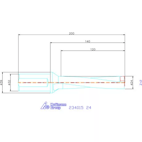 Garant Garant Power Drill váltólapkás telibefúró kombinált szár 24 mm