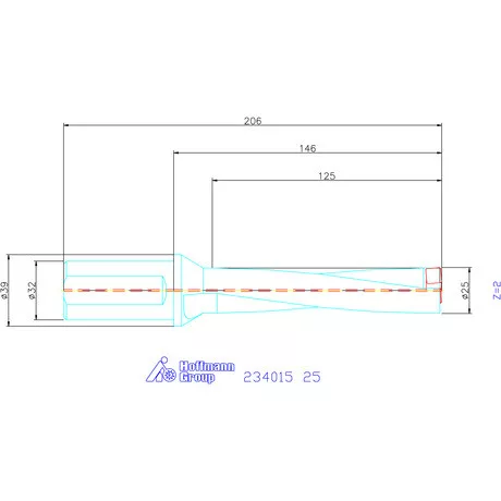 Garant Garant Power Drill váltólapkás telibefúró kombinált szár 25 mm