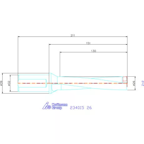 Garant Garant Power Drill váltólapkás telibefúró kombinált szár 26 mm