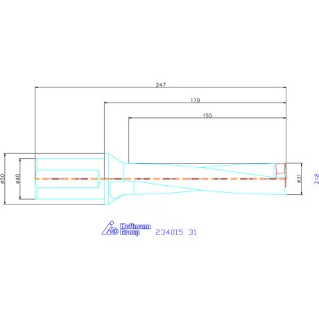 Garant Garant Power Drill váltólapkás telibefúró kombinált szár 31 mm
