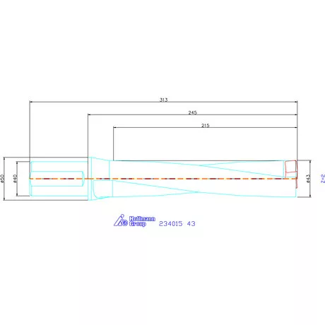 Garant Garant Power Drill váltólapkás telibefúró kombinált szár 43 mm