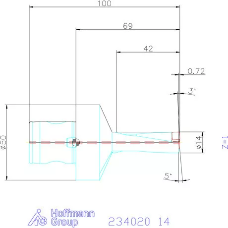 Garant Garant Power Drill váltólapkás telibefúró ABS szár 14 mm