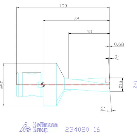 Garant Garant Power Drill váltólapkás telibefúró ABS szár 16 mm