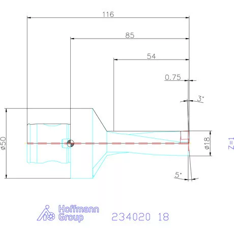 Garant Garant Power Drill váltólapkás telibefúró ABS szár 18 mm