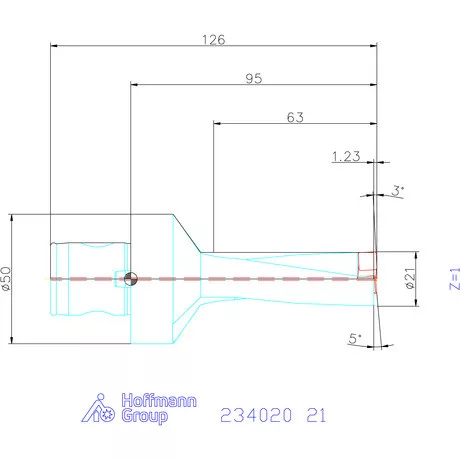 Garant Garant Power Drill váltólapkás telibefúró ABS szár 21 mm