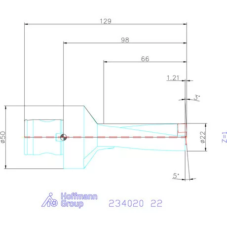 Garant Garant Power Drill váltólapkás telibefúró ABS szár 22 mm