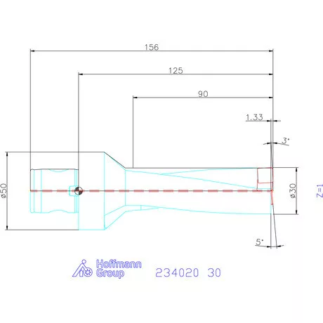 Garant Garant Power Drill váltólapkás telibefúró ABS szár 30 mm