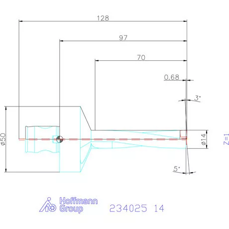 Garant Garant Power Drill váltólapkás telibefúró ABS szár 14 mm