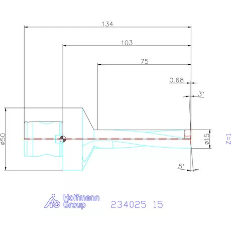 Garant Garant Power Drill váltólapkás telibefúró ABS szár 15 mm