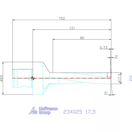 Garant Garant Power Drill váltólapkás telibefúró ABS szár 17,5 mm