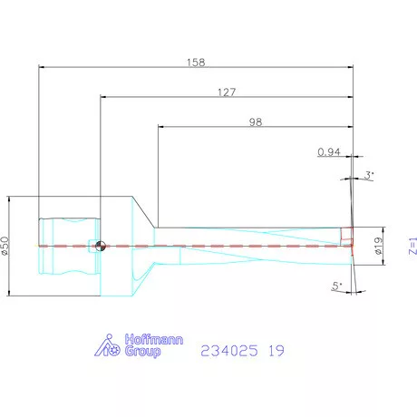 Garant Garant Power Drill váltólapkás telibefúró ABS szár 19 mm