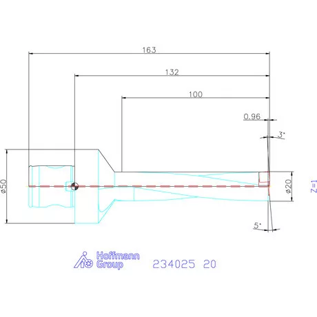 Garant Garant Power Drill váltólapkás telibefúró ABS szár 20 mm