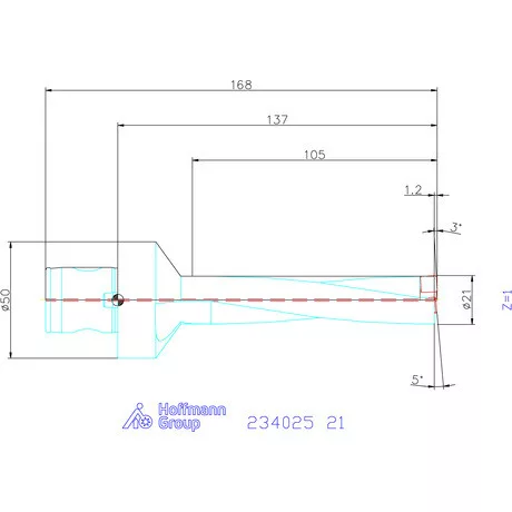 Garant Garant Power Drill váltólapkás telibefúró ABS szár 21 mm
