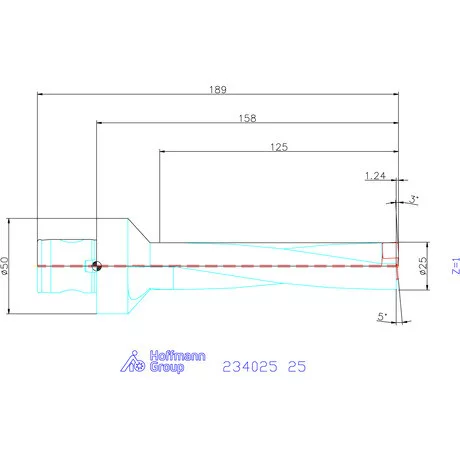 Garant Garant Power Drill váltólapkás telibefúró ABS szár 25 mm